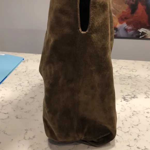 Worth New York Suede Studded Shoulder Bag - Picture 5 of 10